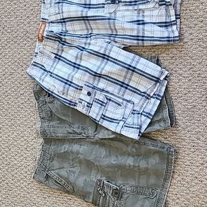 Two Pair Mens Cargo Shorts